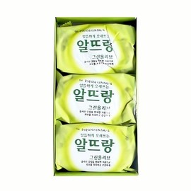 Altrang Soap Olive 3 Pieces Mediterranean Natural Ingredients Clean Payment Moisturizer Skin Care Cosmetics Moisture Removal Cash on Delivery or Pay upon Order / 알뜨랑 비누 올리브 3입 지중해 천연 성분 청 결제 보습제 피부관리 화장품 습기 제거 착불 또는 주문시 결제
