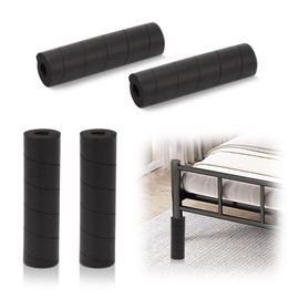 Longzhuo Bed Frame Toe Protectors, 4 pcs Adjustable Chair Leg Floor Protectors, Bed Frame Cover for Furniture, Foam Chair Leg Caps for Hardwood, Tile Floors from Scratches and Noise (4pcs, One Size)