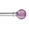 Kenney KN81686 Estrella Purple Sparkle Fluted Acrylic End Standard Decorative