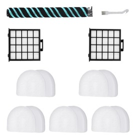 Replacement Parts Roller Brush & HEPA Filter Foam & Felt Filters Compatible with Shark Power Detect Upright AZ4000 AZ4002 AZ4002C Vacuum Cleaner