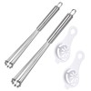 2 Set Stainless Steel Whisk and Egg Yolk Separator Set