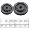 Bearing Pulley Wheel, 10 Pcs 75mm/90mm Universal Nylon Bearing Pulley