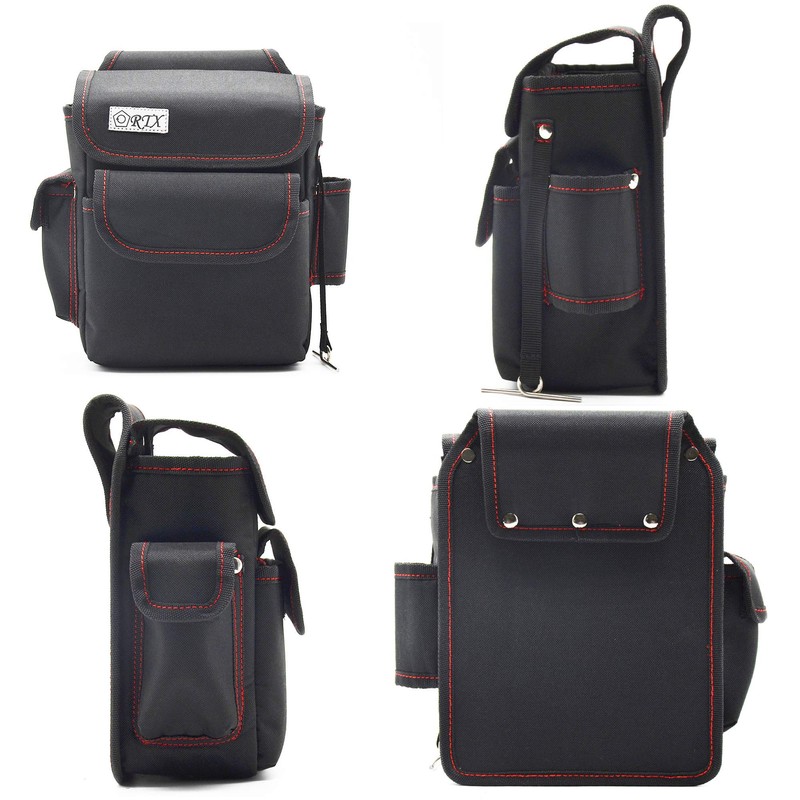 YOTENKA Waist Bag, Electrician's Waist Bag, Nail Bag with Lid,