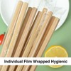 Sugormek 50 Pairs 9.25 inches x 7mm Individually Wrapped Reusable