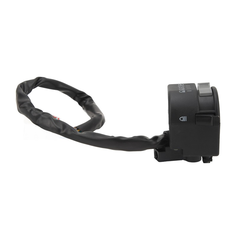 7/8in 22mm Motorcycle Handlebar Switch Headlight Turn Signal Horn Flash