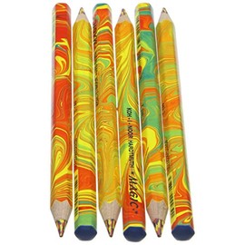 Koh-I-Noor Magic Malstifte, Jumbo-Größe spezielles Design, mehrere Farben, in Karton-Verpackung