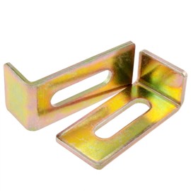 AYLIFU Sink Bracket with Screws, Sink Installation clamp, Color zinc for Installing Sink Brackets, Kitchen and Bathroom washbasin Accessories 4sets