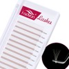 Volume Eyelash Extensions, Pink, 0.07 mm, C Curl Colour Lashes,