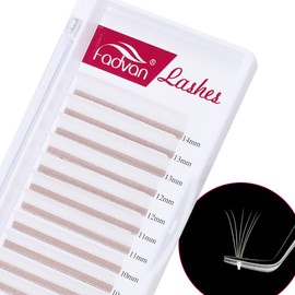 Volume Eyelash Extensions, Pink, 0.07 mm, C Curl Colour Lashes, 8-14 mm, Mixed Tray, Easy Fan Lashes, Russian Volume Eyelash Extensions (Pink 0.07-C, 8-14 mm) (8-14Mix-D, White-0.07)