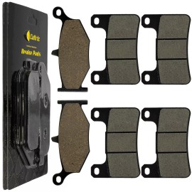 Caltric Front Rear Brake Pads for Suzuki GSX1300R GSX 1300R Hayabusa 2008-2012