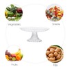 Luxshiny Transparent Acrylic Fruit Tray: Dessert Display Stand for Weddings,