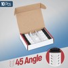 Everest Media Solutions 45° Angled CAT6 Keystone Jack in Black