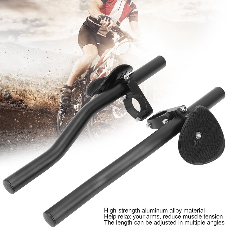 Bike Rest Handlebar Set Cycling Bicycle TT Bars Arm Relaxation