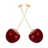 AMOR SPES Cute Earring 18K Gold Plating Cherry Stud Earrings