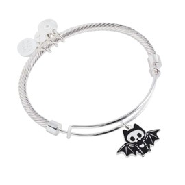 Alex and Ani Bat Skeleton textured EWB