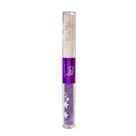 Bratz x Beauty Creations | Dúo Delineador Glitter Doble Punta, 2 Versiones Disponibles ("Glitz" - Purple/White)