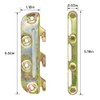 4 Set Bed Rail Brackets-Bed Frame Hardware for Wood Bed