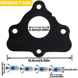 LS Camshaft Retainer Plate Gasket Bolt Kit Compatible with Chevy Gen III IV V Engines for LS1 LS2 LS3 4.8 5.3L 6.0L 6.2L Vortec Corvette Cam Replace 11561455 12589016