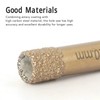 12Pcs Brazed Hole Drill Bit Hole Saw Dry Wet Cut