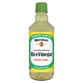 Marukan Genuine Brewed Rice Vinegar for Enhancing Flavor & Cooking, Unseasoned (24 fl oz)