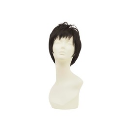 Priscilla Hat Wig, Relax Very Short BO-06 Wig, TCK/Heat Resistant Chocolat Black