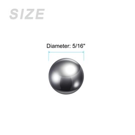 METALLIXITY Precision Balls G100 5/16" 20pcs, 304 Stainless Steel Bearing Balls Beads - for Industry Kit, Machinery, Automotive, and DIY