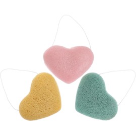ABOOFAN 3 Esponjas Faciales para Uso en Hogares y Viajes al Aire Libre Ideales para Uso en Hogares y Viajes al Aire Libre con Diseño de Forma Simétrica para Exfoliar y Limpieza Profunda,