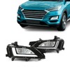 KUAFU Fog Light Compatible with 2019-2020 Hyundai Tucson LED Daytime