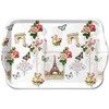 Paris Monuments Melamine Tray Approx. 13 x 21 cm Coffee,