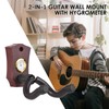 2-in-1 Guitar Wall Mount with Hygrometer Humidity Meter Guitar Wall