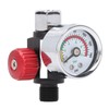 Spray Gun Air Pressure Regulator Aluminum Alloy High Accuracy Adjustment