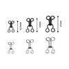 Gunwon 30 Sets Bra Sewing Hooks and Eyes Closure, 3