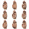 4 Inches Large Size Number Shaped Cookie Cutters Set of