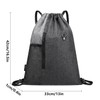 Cosyres Drawstring Gym Bag Backpack Small with Inner Pocket Sports