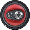 2 Pairs of Audiobank 6.5" 400 Watt 3-Way Red Car