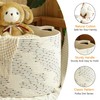 KAKAMAY Large Blanket Basket (20"x13"),Woven Baskets for storage Baby Laundry