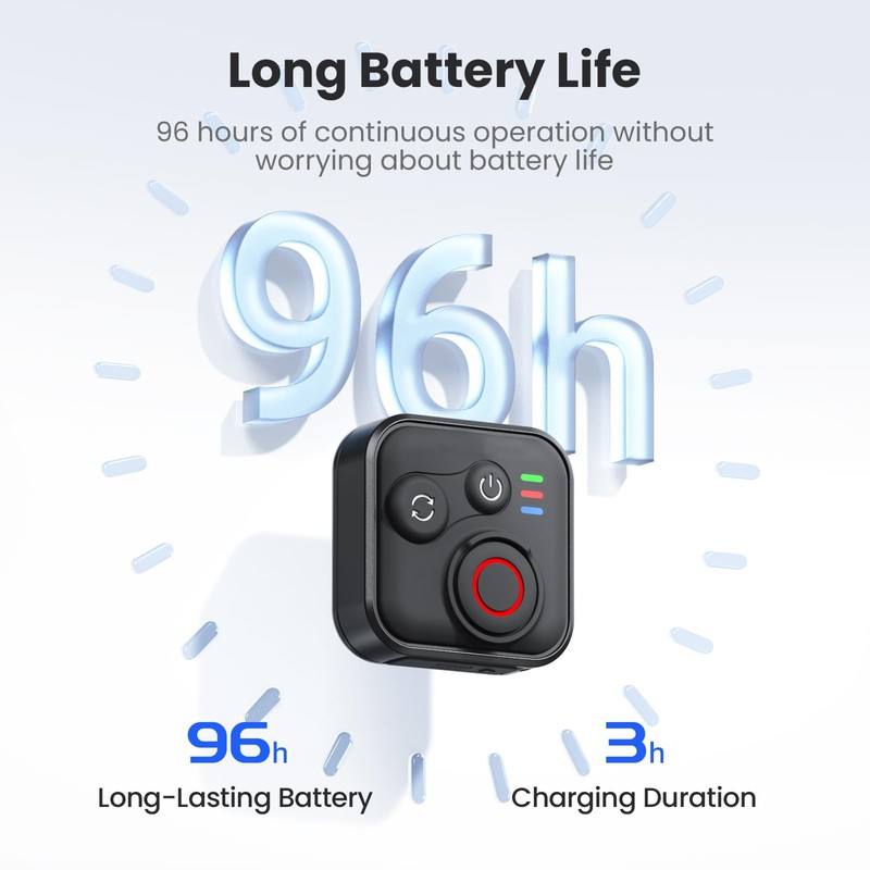 Bluetooth Remote Control for Insta360 X5/X4/X3/Ace Pro 2/Ace Pro/GO3S/GO3/GoPro Hero