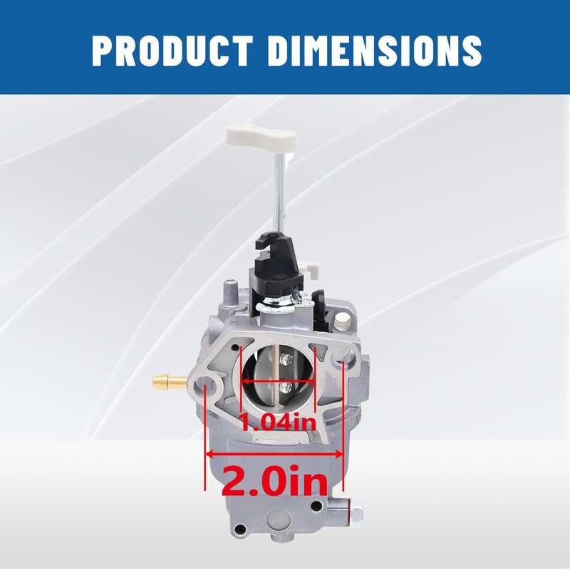Wondrify RY906500S Carburetor for Ryobi 6500 8125 Watts Generator with