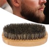 Beard Brush, Beard Beauty Brush, Portable Bamboo Massage, Small for