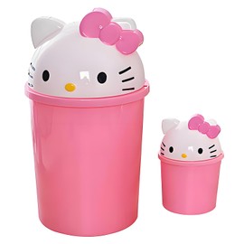 NBHUZEHUA 2.6 Gallon Unicorn Cute Kids Room Trash Can Bedroom Girls Dorm Bathroom Nursery Home Office Small Waste Basket Garbage Cans Trash Bin Dustbin