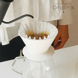 50 sheets of Lamaster wave coffee filter paper for Drip Pink (1 to 4 people) / 드립핑크용 라마스터 웨이브 커피여과지 50매(1~4인용)