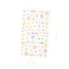 Vaguelly 2 Sheets Embossed Marguerite Nail Art Stickers for DIY