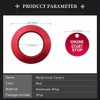 LECART Red Start Button Cover Sticker Fit for Ford Explorer