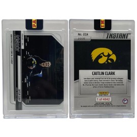 Caitlin Clark Card Iowa No. 22 Retired 2024 Panini Instant #CCA Basketball