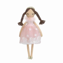 MON AMI Princess Doll Paige (Small) – 15”, Soft & Elegant Stuffed Plush Princess Doll, Use as Toy or Room Decor, Great Gift for Kids of All Ages
