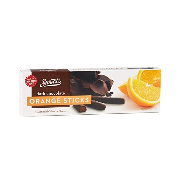 Sweet's Dark Chocolate Orange Sticks, 10.5oz Box by Sweet's [Foods]