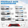 8-Piece Set NPT Pipe Tap 1/8 Inch 1/4 Inch 3/8
