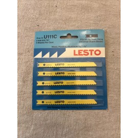 Lesto Jig Saw Blades ~ U111C Swiss Made Fits All Jig Saws 2 1/2” Cutting Length