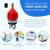 Qblahip 2PCS Orange Inflatable Boat Pump Adapter Air Valve Adapter