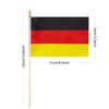 GSYLPFT 12 Pack Germany Flags on Sticks German Small Mini